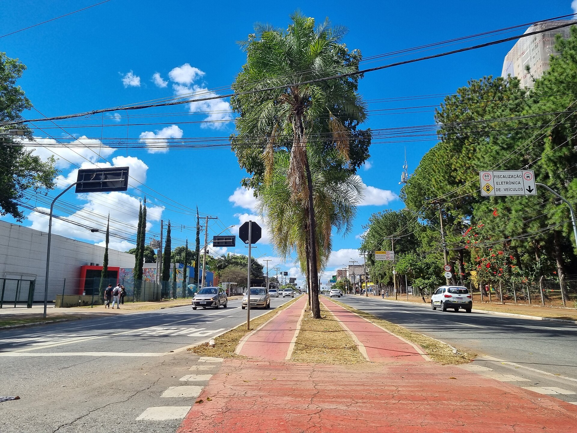 Vista do bairro Leste Universitário em Goiânia